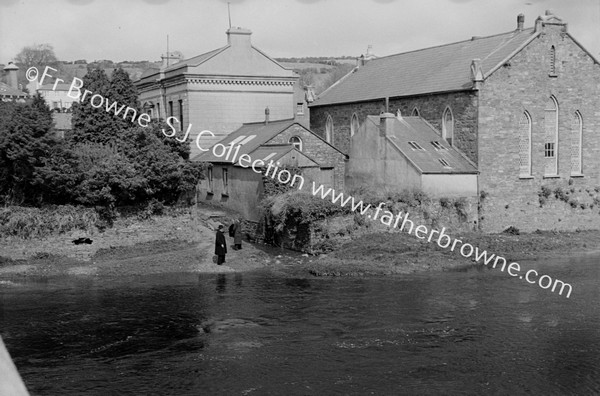 BARONY STREAM ( NEAR WATERGATE ) FROM TOWN BRIDGE ( REV. J SCAMMELL P.P. & MR WALSH )